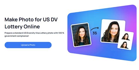 Make US DV Lottery Photo Online .